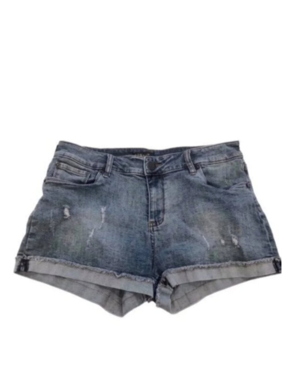 STS Blue Distressed High Rise Denim Jean Shorts 30